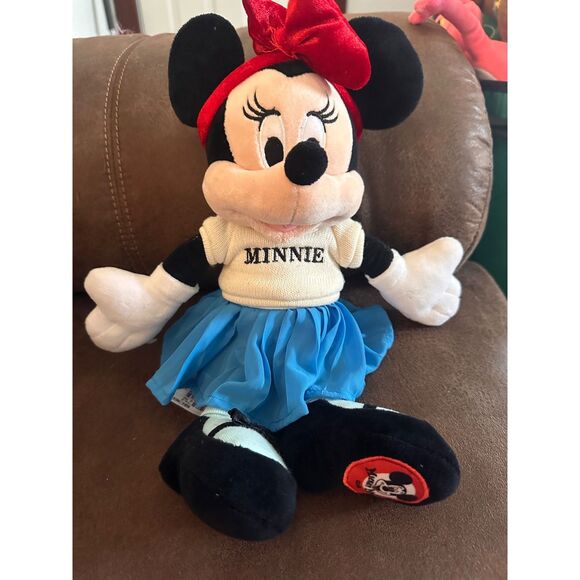 Disney Other - Disney MINNIE MOUSE Mouseketeer Mickey Mouse Club plush stuffed animal P13
